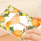 Brautparty Lemon Orange Citrus Cocktail Sache Einladung