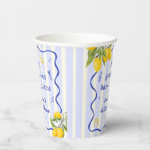 Brautparty Lemon Pappbecher (Rechts)