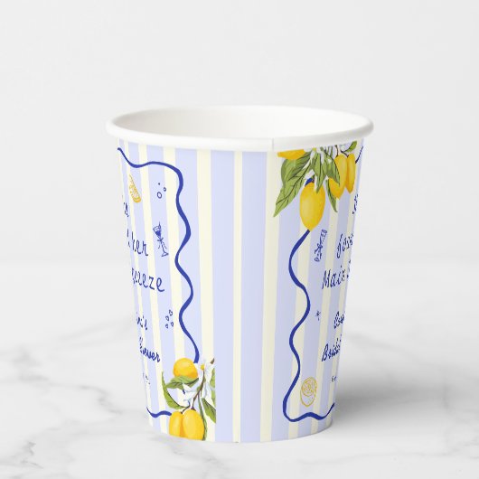 Brautparty Lemon Pappbecher (Rechts)
