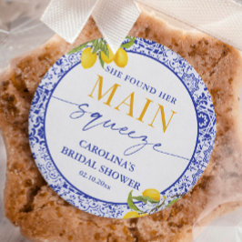 Brautparty Lemon Runder Aufkleber