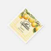 Brautparty Lemon Serviette (Ecke)