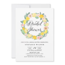 Brautparty Lemon und Rosa Rose laden ein