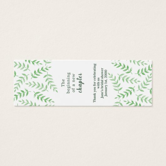 Brautparty Lesezeichen (Vorderseite)