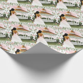 Brautparty-Liebe Geschenkpapier (Ecke)