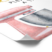 Brautparty Liebe in der Blumenküche ist süß Poster (Ecke)