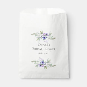 Brautparty Lila Anemone Hydrangea Blume Geschenktütchen