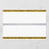 Brautparty Lila Gold Itinerary Bacheloretto Programm (Rückseite)