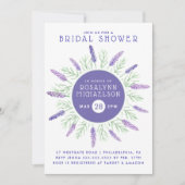 Brautparty | Lila Pastellavender Einladung (Vorderseite)