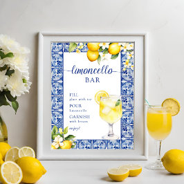 Brautparty Limoncello Bar Poster