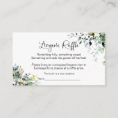 Brautparty Lingerie Raffle Umschließkarte Begleitkarte (Vorderseite)