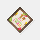 Brautparty Luau Paper Napkins Serviette (Ecke)