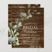 Brautparty Luncheon Grüne Eukalyptus (Vorne/Hinten)