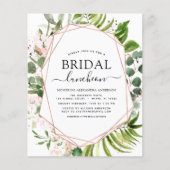 Brautparty Luncheon Grüne Eukalyptus (Vorderseite)