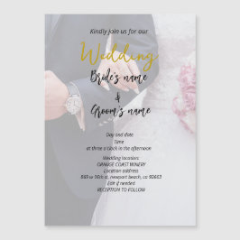 Brautparty Magneteinladung