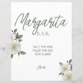 Brautparty Margarita Sign (Vorderseite)