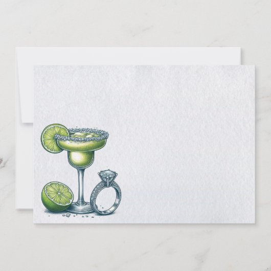 Brautparty Margs & Matrimony Einladung (Rückseite)