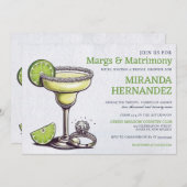 Brautparty Margs & Matrimony Einladung (Vorne/Hinten)