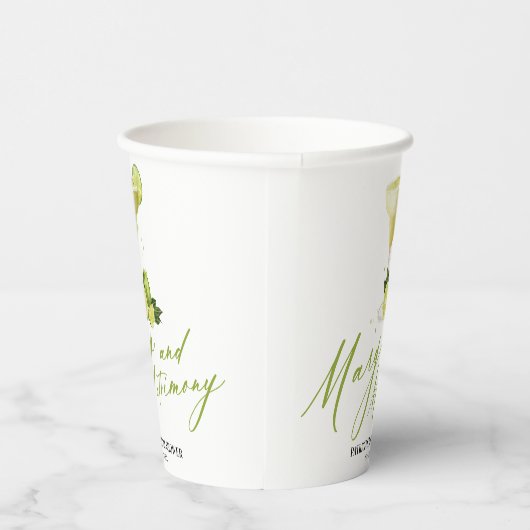 Brautparty Margs & Matrimony Pappbecher (Rechts)