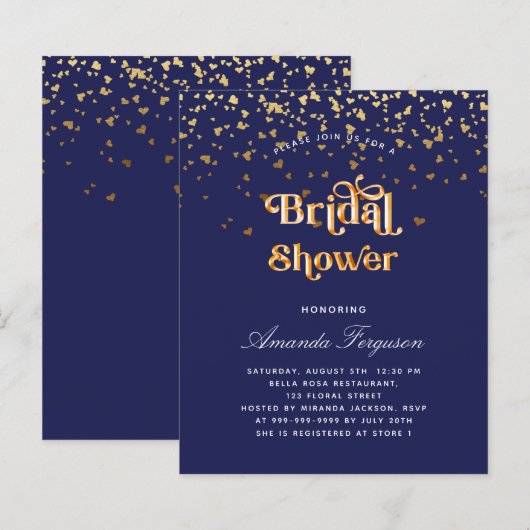 Brautparty-Marinebasis (Vorne/Hinten)