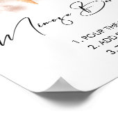 Brautparty Mimosa Bar Poster (Ecke)