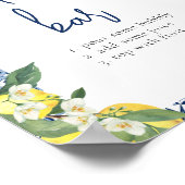 Brautparty Mimosa Bar Poster (Ecke)