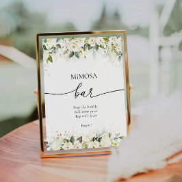 Brautparty Mimosa Bar Sign Sockelschild