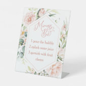 Brautparty mimosa Bar Sockelschild (Vorderseite)