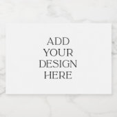 Brautparty Mini Sparkling Weinkarte | Baby Sho Schaumweinetikett (Einzelnes Label)