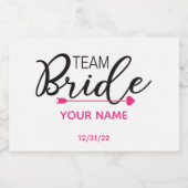 Brautparty Mini Sparkling Weinkeller Weinkarte Schaumweinetikett (Einzelnes Label)