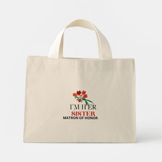 Brautparty Mini Stoffbeutel (Rückseite)