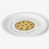 Brautparty Minimalistisch Niedlich Bitte nehmen Si Pappteller (Schrägansicht)