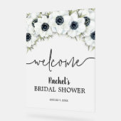 Brautparty mit Aquarellfarben Acrylschild (Winkel)