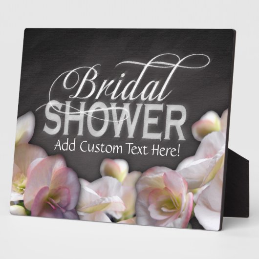 Brautparty mit Blumenmuster und Halbpension Fotoplatte