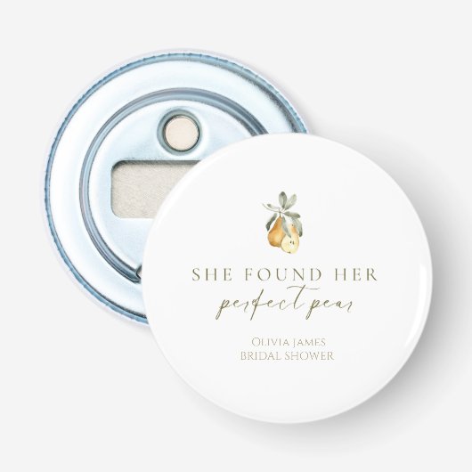 Brautparty mit Blütenpeeling Flaschenöffner (Vorderseite)