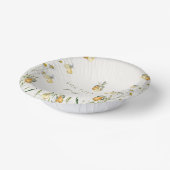 Brautparty mit Blütenpeeling Pappteller (Gewinkelt)