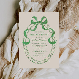 Brautparty mit der grünen Hand Einladung