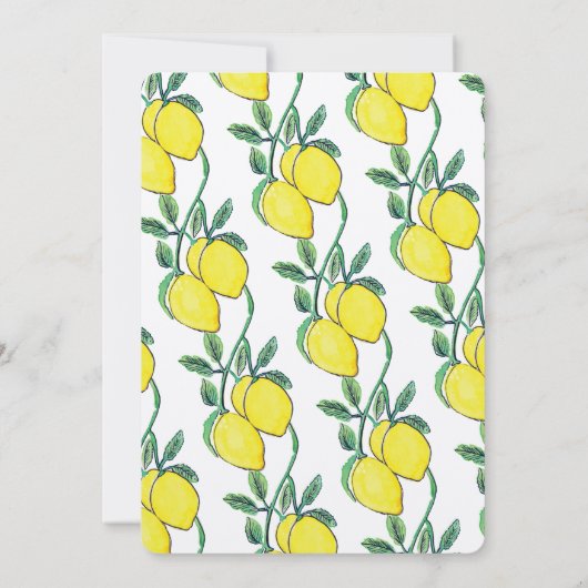 Brautparty mit der grünen Wasserfarbe Einladung (Rückseite)