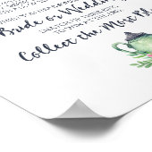 Brautparty mit einem Ring Game Sign Poster (Ecke)