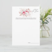 Brautparty mit Flora und Fauna Einladung (Stehend Vorderseite)