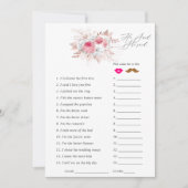 Brautparty mit Flora und Fauna Einladung (Vorderseite)