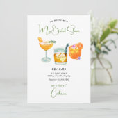 Brautparty mit frischen Fruchtsäften Einladung (Stehend Vorderseite)