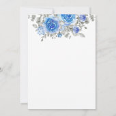 Brautparty mit handgemalten Wasserfarben Einladung (Rückseite)