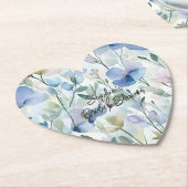 Brautparty mit hübschen violetten Blumen Untersetzer (angewinkelt)