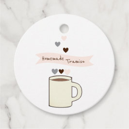 Brautparty mit Kaffee Geschenkanhänger