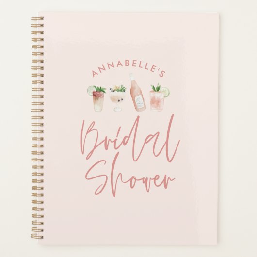 Brautparty mit mährenhaften Drinks Planer (Vorderseite)