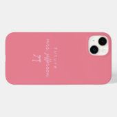 Brautparty mit modernem Skript | Junggesellinnenab Case-Mate iPhone Hülle (Rückseite (Horizontal))