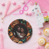 Brautparty mit niedlicher Rose Hochzeit Teller für (Party)