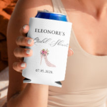 Brautparty mit rosa High Heels