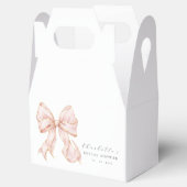 Brautparty mit rosa Schleife Geschenkschachtel (Geöffnet)