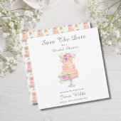 Brautparty mit Rose Save The Date